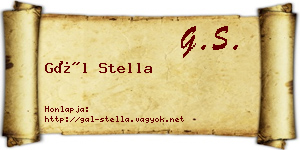 Gál Stella névjegykártya